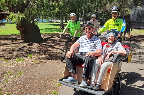 Trishaw bike rides Rose Bay's Lyne Park and Foreshore Cycleway.jpg