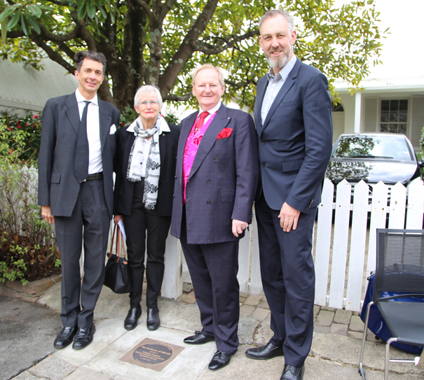 Peter Sculthorpe plaque unveiling