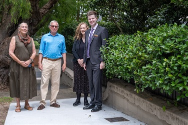 Penelope Zylstra, Peter Dadswell, Dr Deborah Beck OAM and Cr Sean Carmichael.