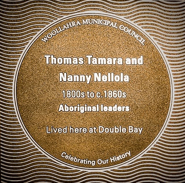 The plaque honouring Thomas Tamara and Nanny Nellola