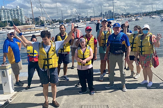 Group ready to set sail