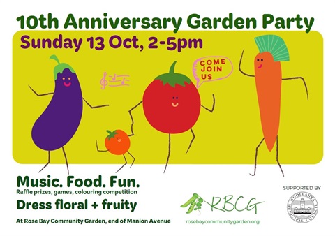 Rose Bay Community Garden Invitation